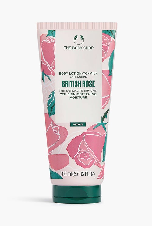 THE BODY SHOP British Rose Lotion-to-Milk - 200ml