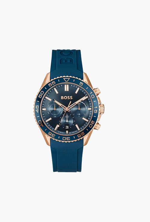BOSS Runner Men Chronograph Watch with Silicone Strap - 1514169