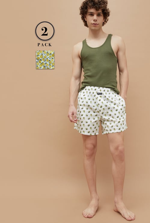 FAME FOREVER Men Assorted Boxers - Pack of 2
