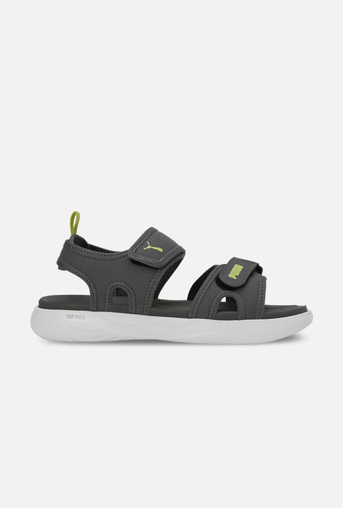 PUMA Men Logo Printed Velcro Closure Sandals