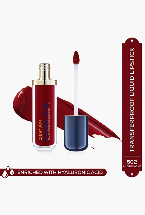 CHAMBOR Extreme Wear Transferproof Liquid Lipstick - 502 Andromache - 6ml