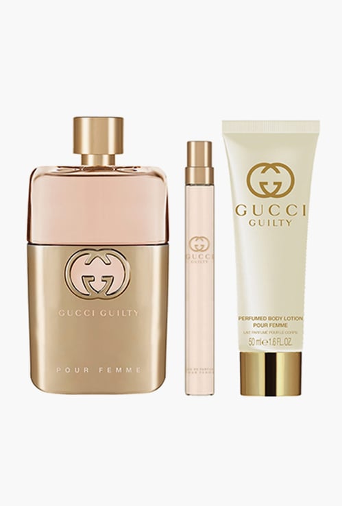GUCCI Guilty Pour Femme Eau De Parfum Gift Set - Pack of 3