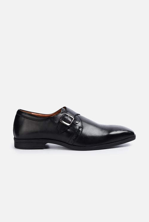 LOUIS PHILIPPE Men Solid Monk Shoes