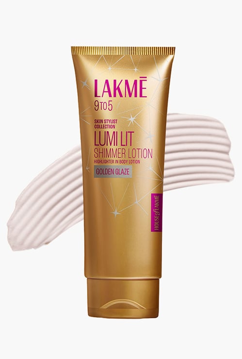 LAKME 9 to 5 Skin Stylist Lumi Lit Shimmer Lotion - Golden Glaze - 100ml