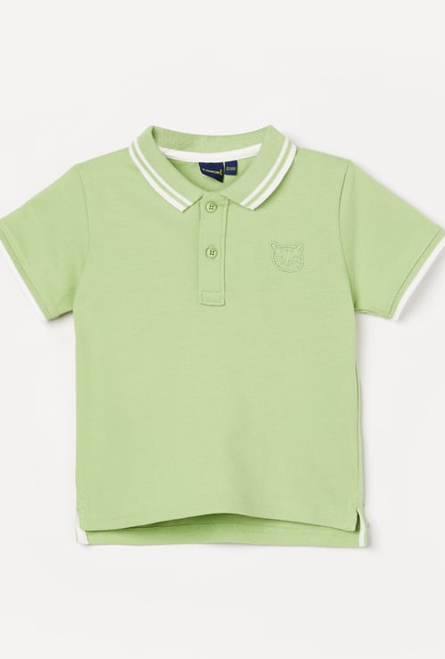 JUNIORS Boys Polo T-shirt with Contrast Trim