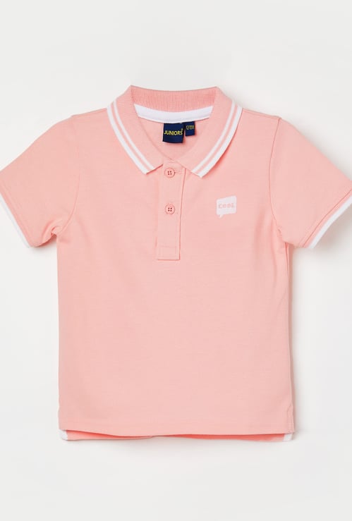 JUNIORS Boys Polo T-shirt with Contrast Trim