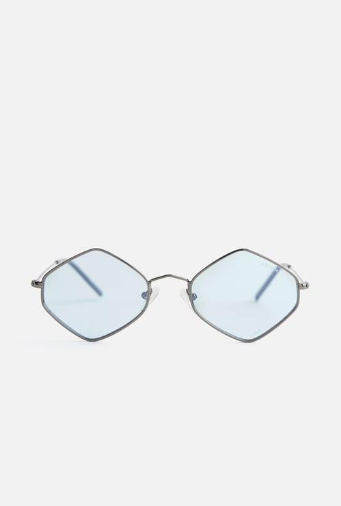 OPIUM UV Protected Geometric Sunglasses - OP-10248-C02