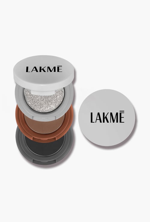 LAKME 9 To 5 Eyeconic Cream Powder Eyeshadow Stack - Smokey Diva - 7g