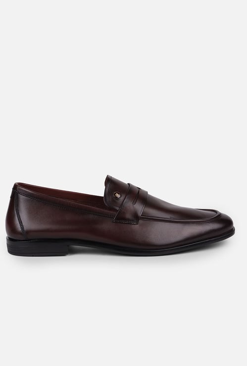 LOUIS PHILIPPE Men Solid Slip-On Loafers