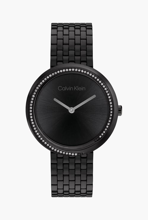 CALVIN KLEIN Twisted Bezel Women Embellished Analog Watch - 25100039