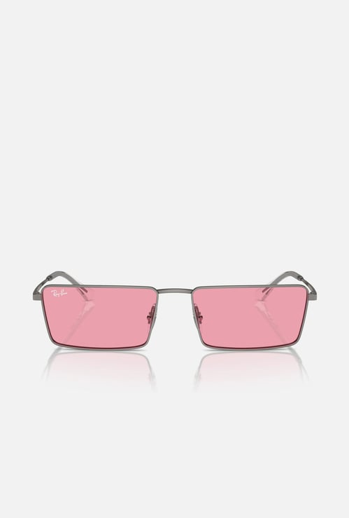 RAY-BAN UV Protected Rectangle Sunglasses - 0RB3741-004-84-56