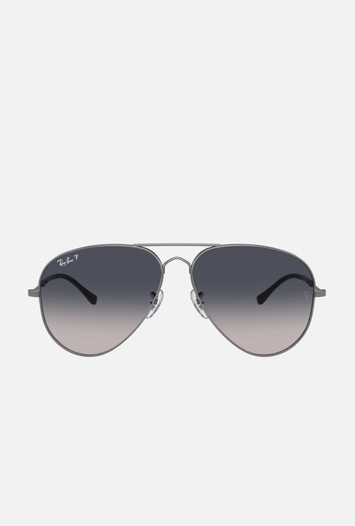 RAY-BAN Polarized Aviator Sunglasses - 0RB3825-00478-58