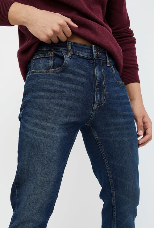 FORCA Stonewashed Slim Tapered Jeans