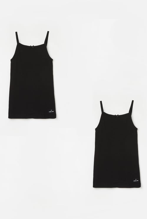 JOCKEY Girls Solid Camisole - Pack of 2