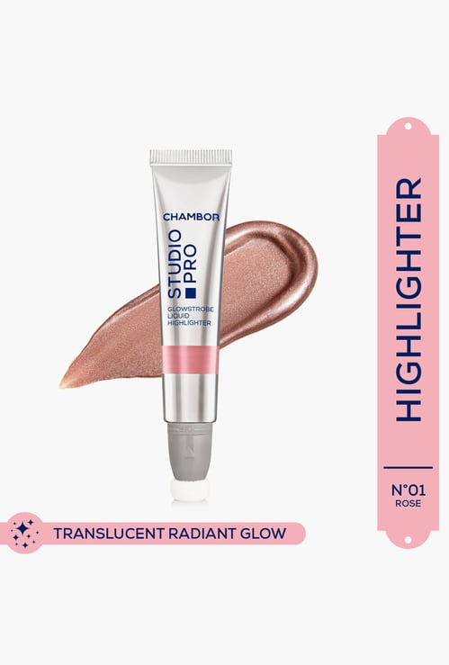 CHAMBOR Studio Pro Glowstrobe Liquid Highlighter - Rose - 15ml