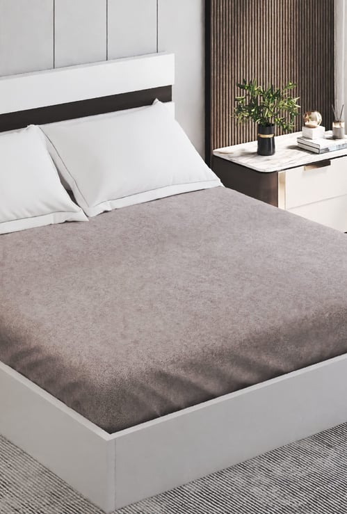 FS MINI KLUB Girls Kids Solid Bed Protector