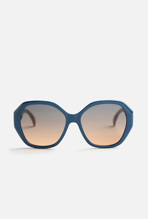 OPIUM UV Protected Geometric Sunglasses - OP-10210-C03-56