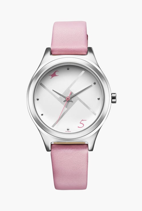 FASTRACK Stunners Women Leather Strap Analog Watch - NS6152SL08