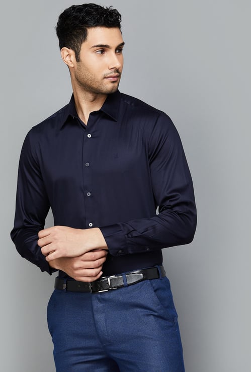ARROW Men Solid Slim Fit Formal Shirt