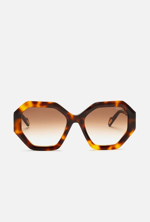 GUESS UV Protected Geometric Sunglasses - GUS0018652F52
