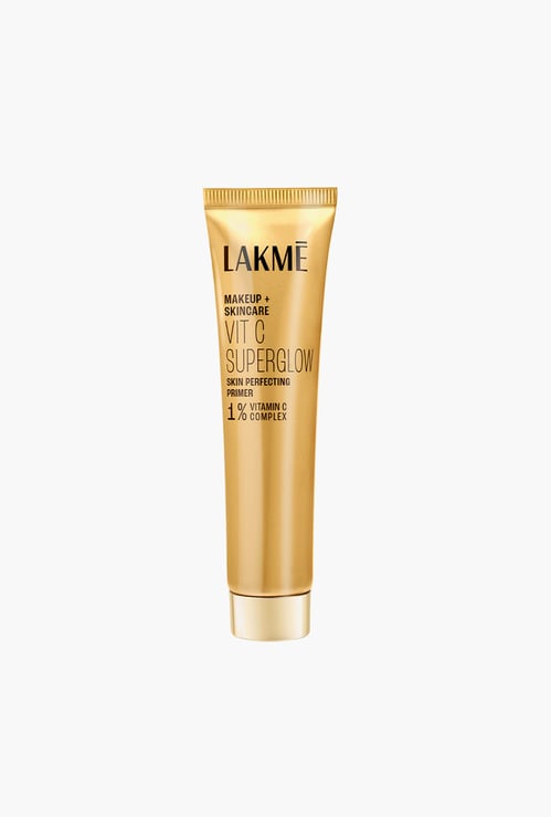 LAKME Makeup+Skincare VitC Superglow Skin Perfecting Primer - 30g