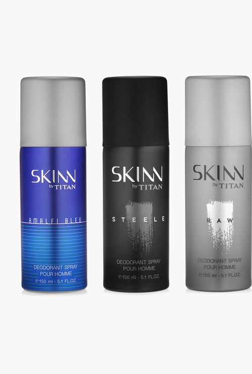 SKINN Premium Deodorant Spray Set - Pack of 3