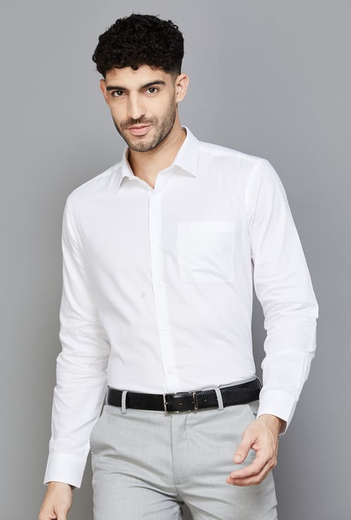 ARROW Men Solid Regular Fit Formal Shirt