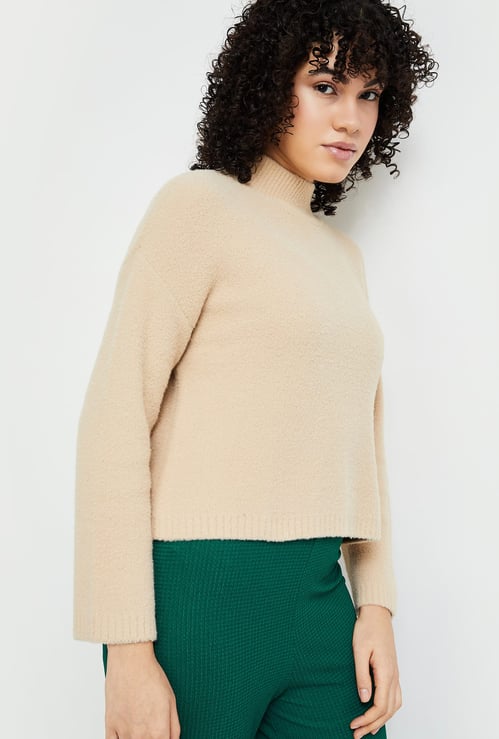 GINGER Women Solid Sweater