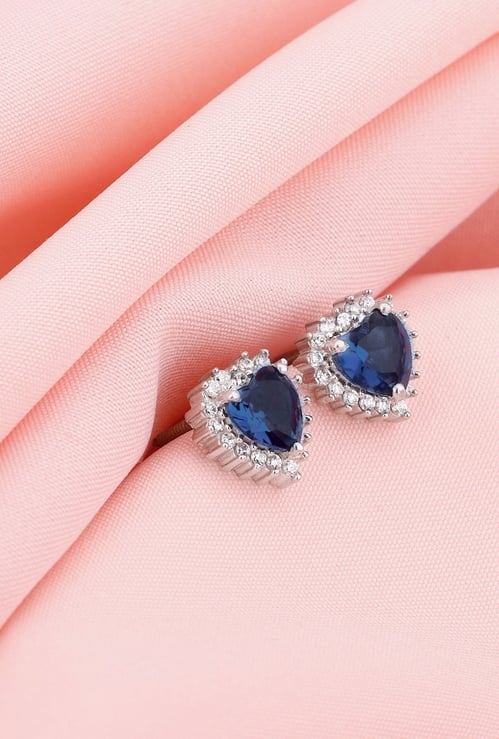 GIVA Sterling Silver Heart Studs