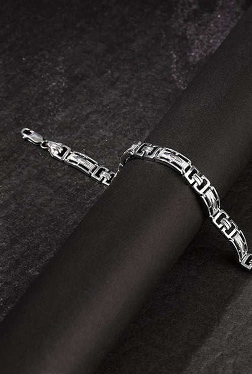 GIVA Sterling Silver Link Bracelet