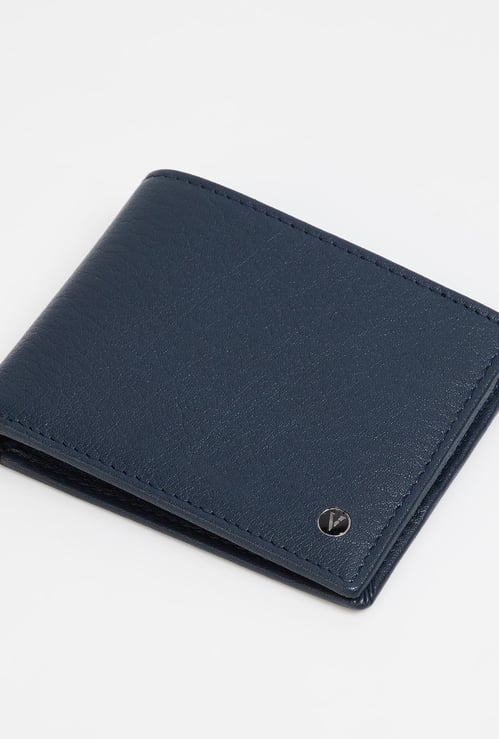VAN HEUSEN Solid Leather Bi-Fold Wallet