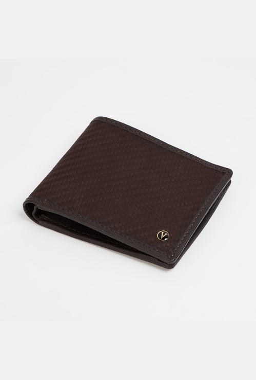 VAN HEUSEN Textured Leather Bi-Fold Wallet