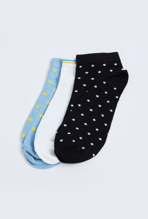 GINGER Women Knitted Ankle-Length Socks - Pack of 3