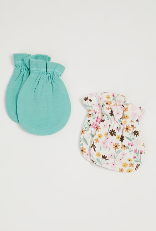 FS MINI KLUB Girls Assorted Mittens - Pack of 2