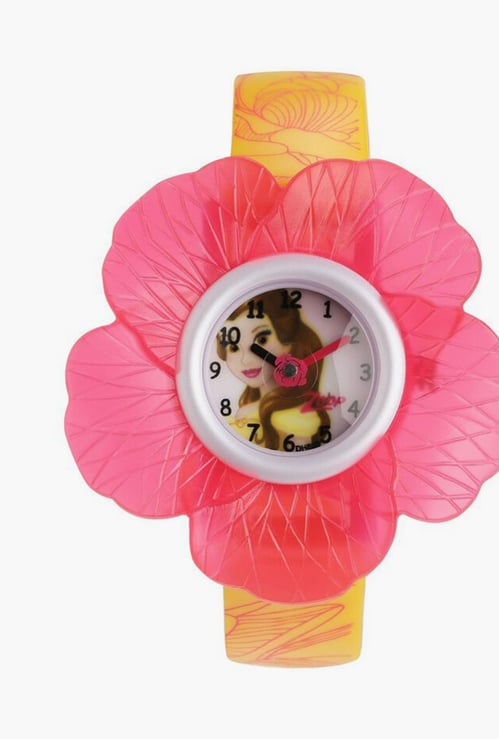 ZOOP Kids Belle Printed Floral Accent Analog Watch - NSC4006PP05