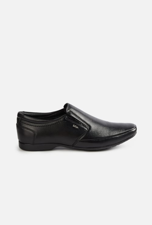 LEE COOPER Solid Leather Loafers