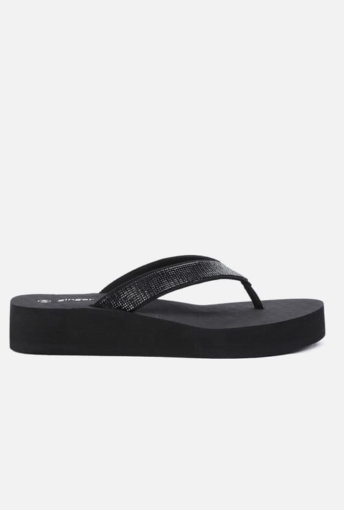 GINGER Embellished Flip-Flops
