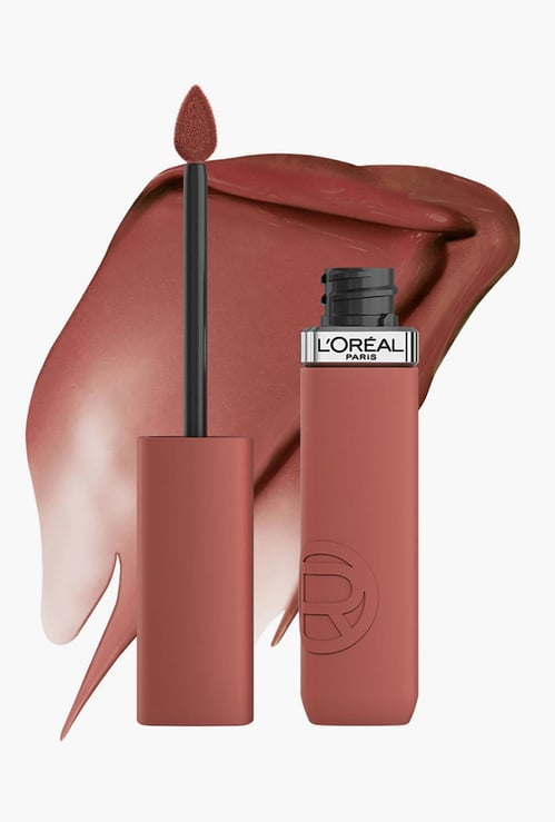 L'OREAL PARIS Infallible Matte Resistance Liquid Lipstick- 635 Worth It Medium - 5gm