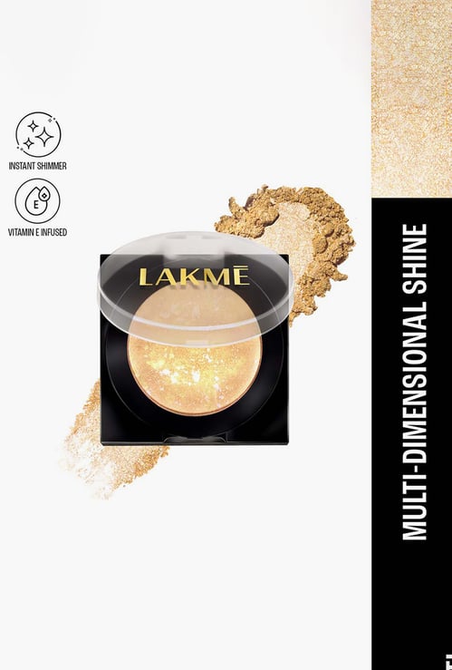 LAKME Glitterati Marble Highlighter - 01 Gold Goddess - 7g