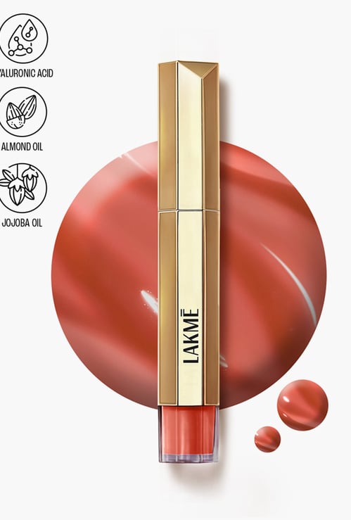 LAKME 9 to 5 Overtime Shine Tinted Lip Oil - Coral Charm - 5.3ml