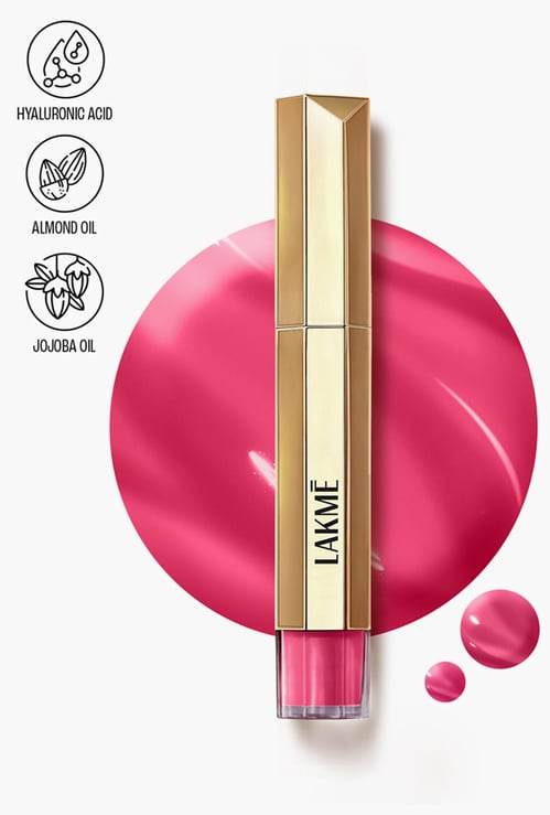 LAKME 9 to 5 Overtime Shine Tinted Lip Oil - Berry Bling - 5.3ml