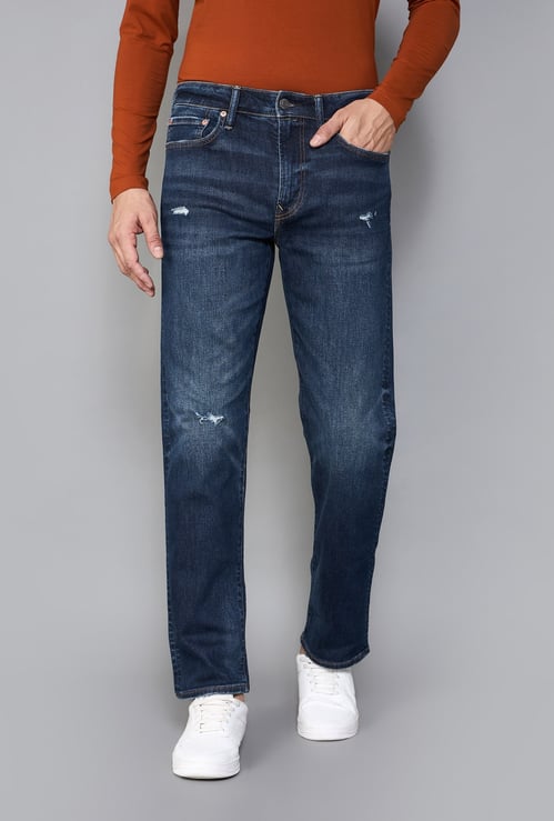 AMERICAN EAGLE Distressed Regular Straight Jeans