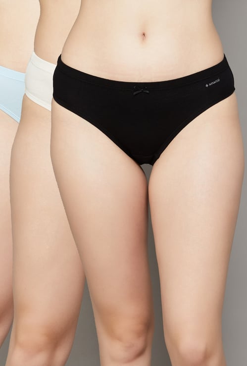 AMANTE Assorted Bikini Panties - Pack of 3