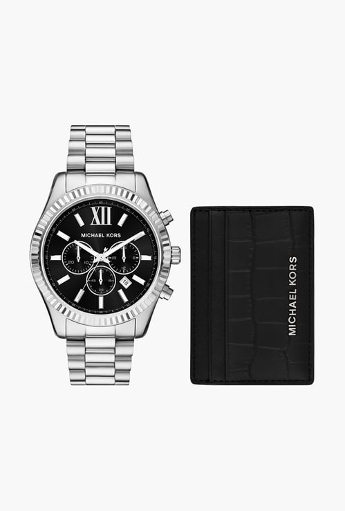 MICHAEL KORS Lexington Chronograph Watch Set - MK1091SET