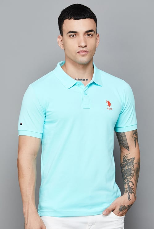 US POLO ASSN Solid Polo T-shirt