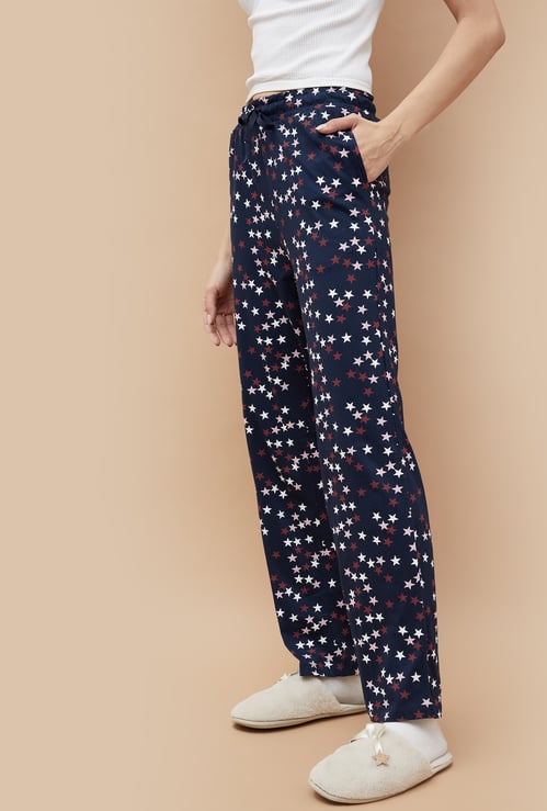 GINGER Printed Elasticated Pyjamas