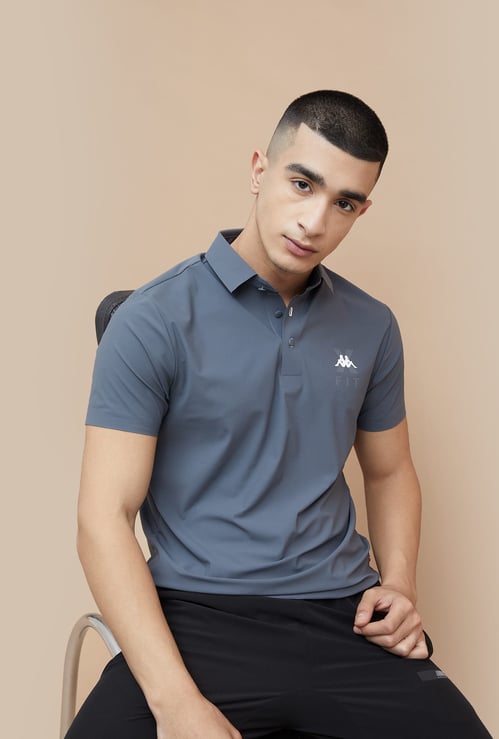 KAPPA Checked Sports Polo T-shirt
