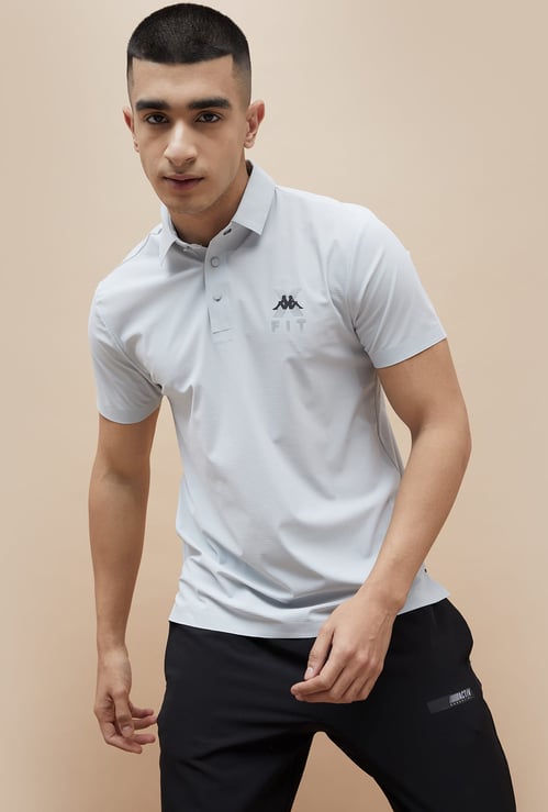 KAPPA Checked Sports Polo T-shirt