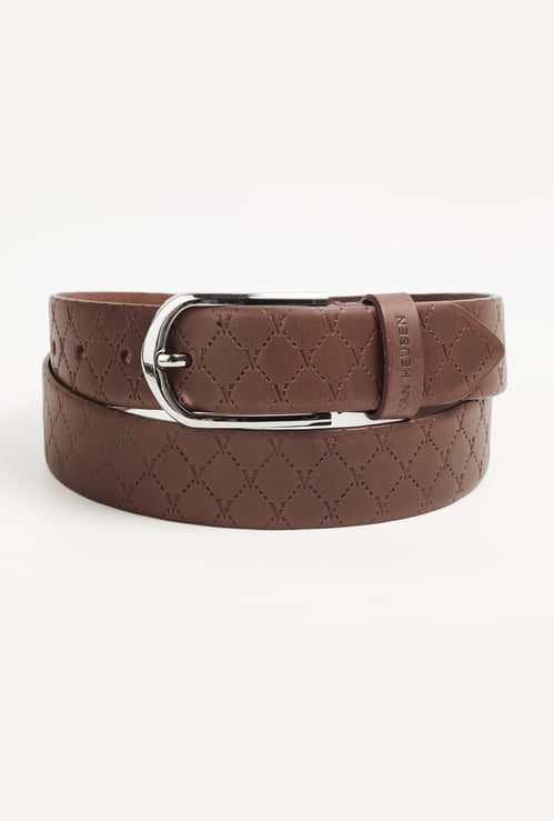 VAN HEUSEN Embossed Leather Belt