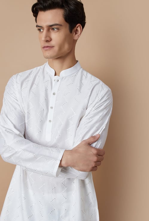 MELANGE Embroidered Long Kurta
